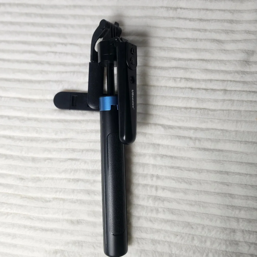 UBeesize Bluetooth Extendable Selfie Stick Tripod Black Portable Vlog